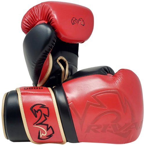RIVAL - Boxing RB80 Impulse Hook and Loop Bag Gloves - Red-Front_Standard 