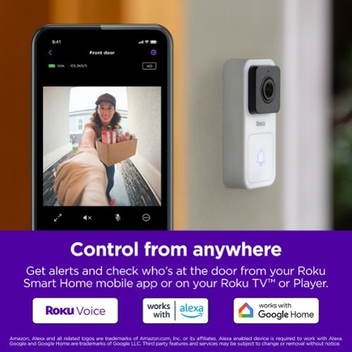 Roku Smart Home Video Wired Doorbell & Chime with Motion & Sound Detection, Remote Monitoring, & 1080p HD Night Vision - White HOW TO BUY
