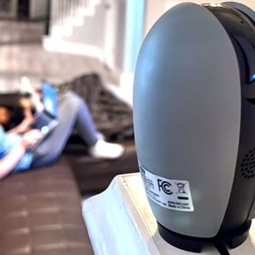 FEIT ELECTRIC Indoor Pan/Tilt Camera with Wi-Fi - Gray/Black WHERE TO BUY