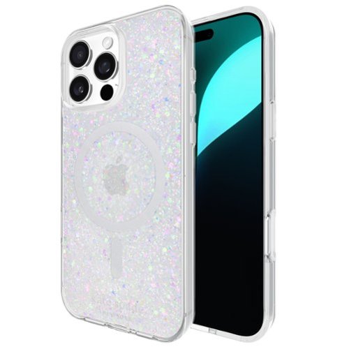 kate spade new york Chunky Glitter Protective Case with MagSafe for Apple iPhone 16 Pro Max - Iridescent BUY IN MIDDLE EAST