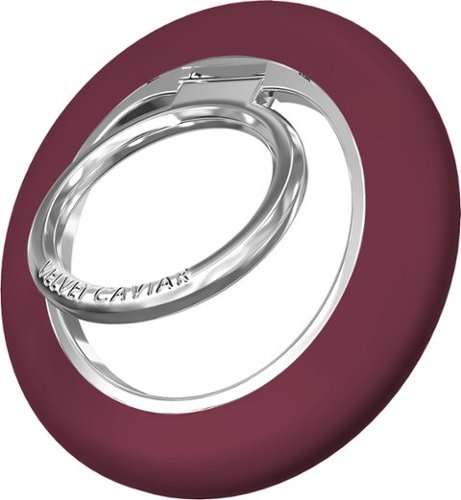 VELVET CAVIAR - Magnetic Phone Ring & Stand - Burgundy 1990