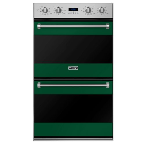 Viking - 30" Double Electric Wall Oven-Ivy - Ivy