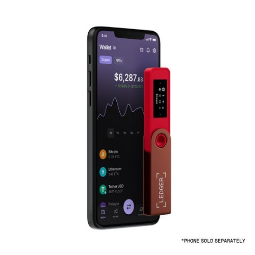 Ledger Nano S Plus Crypto Hardware Wallet - Ruby Red SHOP ONLINE