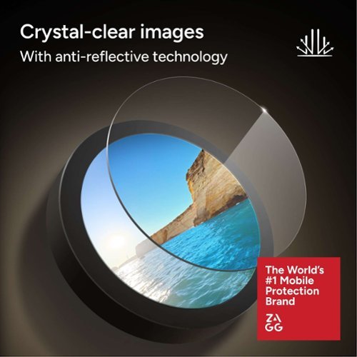 ZAGG InvisibleShield Glass Elite Anti-Reflective Lens Protector for Samsung Galaxy Z Fold7 - Clear SHOP ONLINE