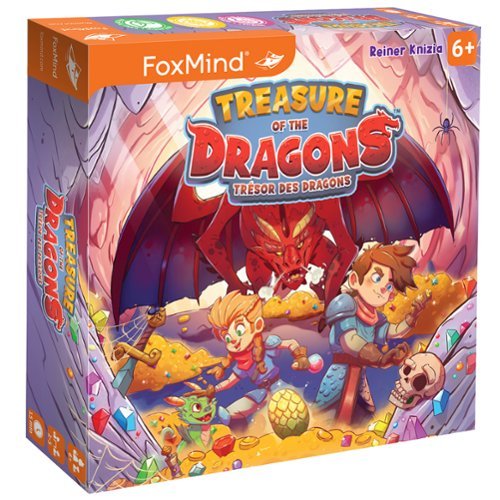 FoxMind Games - FoxMind Treasure of the Dragons - Tile Matching Game, Ages 6+, 2-5 Players