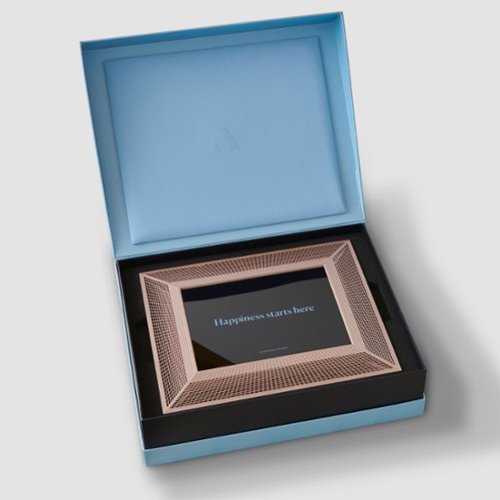 Aura Smith 9.7 LCD Wi-Fi Digital Photo Frame - Platinum Rose BUY ONLINE