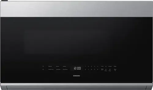 Popcorn Sensor Cook  
Reheat Auto Cook  
Defrost Keep Warm  

12:00  

1 2 3 4 5  
6 7 8 9 0  

*30sec Power Level  

OK Turntable Start  
Stop  

SAMSUNG