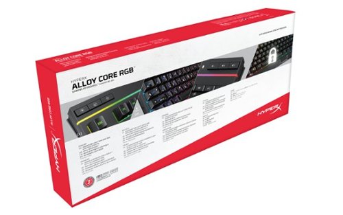 HyperX Alloy Core Full-size Wired Gaming Membrane Keyboard with RGB Lighting - Black WHERE TO BUY
