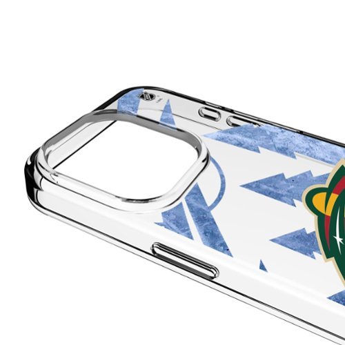 Keyscaper NHL Minnesota Wild iPhone Clear Ice Case 14 Multicolor
