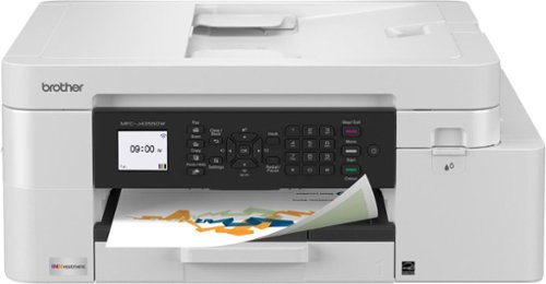 Brother - INKvestment 4355 Wireless All-in-One Inkjet Printer with 1.8” Color Display (MFC-J4355DW), Great for Small Offices - White