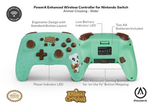 PowerA Enhanced Wireless Controller for Nintendo Switch - Animal Crossing: K.K. Slider WORLDWIDE DELIVERY