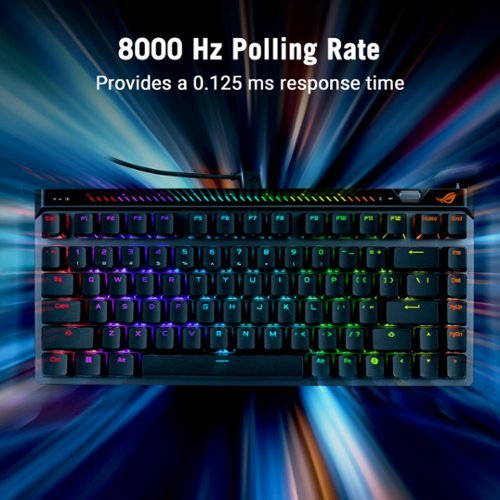 ASUS ROG Falchion Ace 75% Wired Magnetic Hall Effect RGB Gaming Keyboard with Hot-Swappable ROG HFX V2 Switches - Black WORLDWIDE DELIVERY