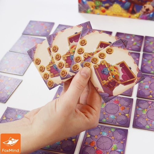 FoxMind Games FoxMind Treasure of the Dragons - Tile Matching Game, Ages 6+, 2-5 Players HOW TO BUY