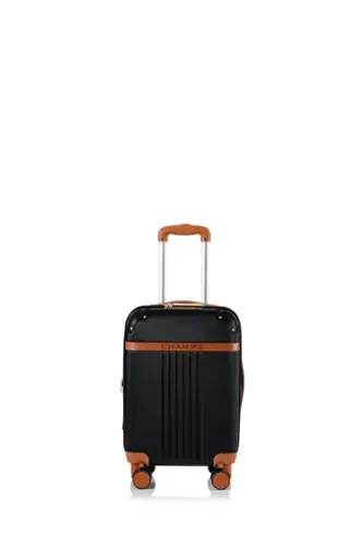 Front. Champs - Vintage Collection Expandable Spinner Carry-on - Black.