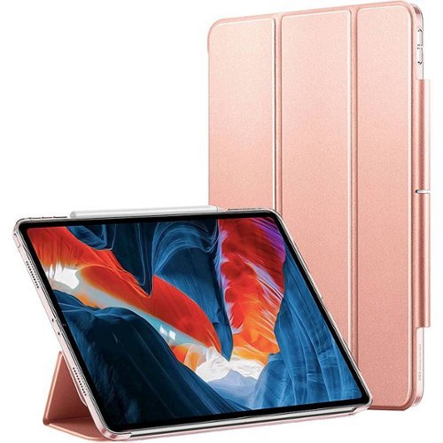 SaharaCase ESR Folio Case for Apple iPad Pro 12.9 (4th, 5th, and 6th Gen 2020-2022) - Rose Gold GLOBAL SHIPPING