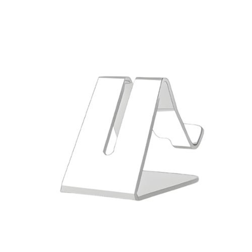 Kitcheniva - Universal Aluminum Cell Phone Desk Stand Holder - Silver-Front_Standard 