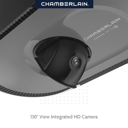 Chamberlain 1-1/4 HP LED Quiet Belt Drive Video Smart Garage Door Opener - Black WORLDWIDE DELIVERY