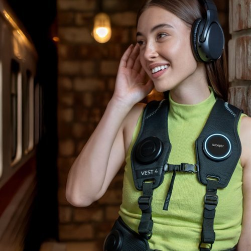 Woojer High-Fidelity Haptic Vest 4 - for VR, Games, Music, Movies, and Wellness - Black GLOBAL SHIPPING