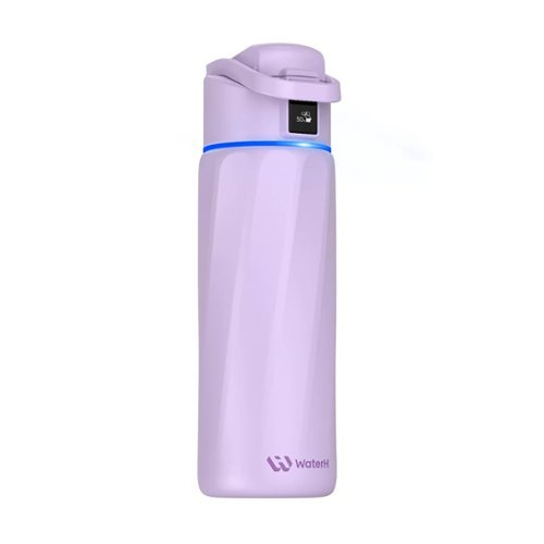 WaterH - BOOST Smart Water Bottle 24 oz - Purple-Front_Standard 