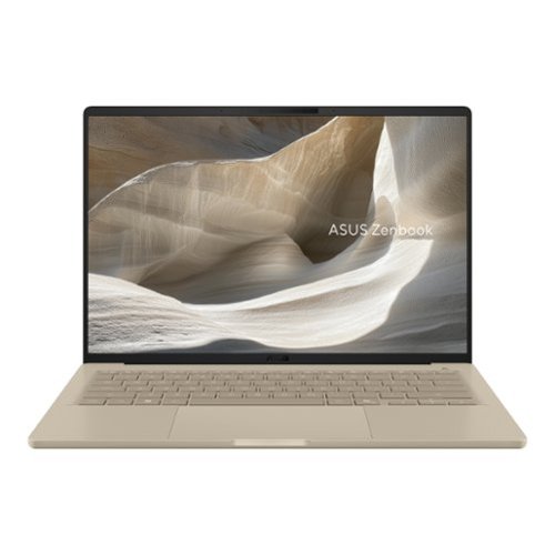ASUS Zenbook A14 14 OLED Laptop - Snapdragon X2 Elite - 32GB Memory - 1TB SSD - Copilot+ PC - Zebriskie Beige BUY IN EUROPE