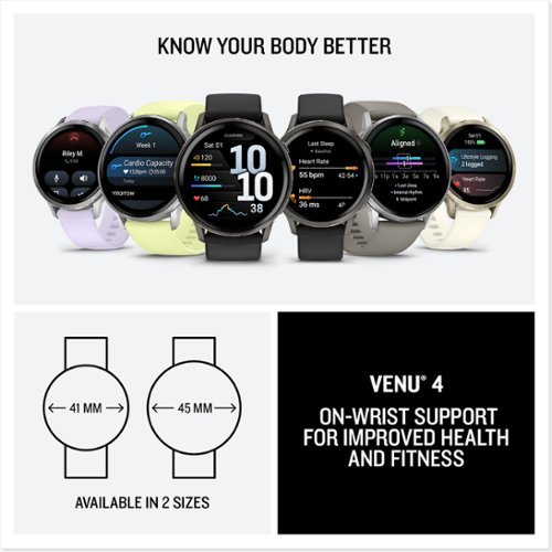 Garmin Venu 4 GPS Smartwatch 41 mm Fiber-reinforced polymer - Lunar Gold - (2025) GLOBAL SHIPPING