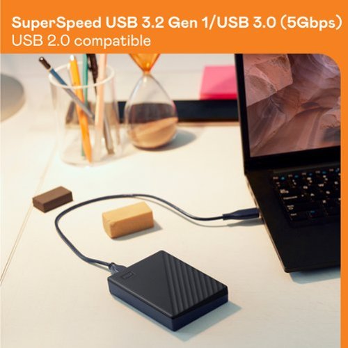 WD My Passport 6TB External USB 3.0 Portable Hard Drive - Black BUY IN MIDDLE EAST