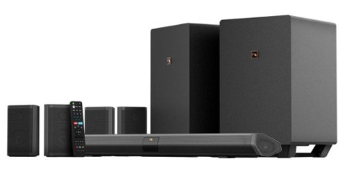  Nakamichi - Shockwafe 9.2.4Ch 1300W Soundbar System with Dual 10 Wireless Subwoofers, Dolby Atmos, eARC and SSE MAX - Black