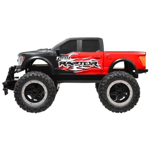 Toy Shock RC: Ford Raptor: 1:16 - Black & Red WORLDWIDE DELIVERY