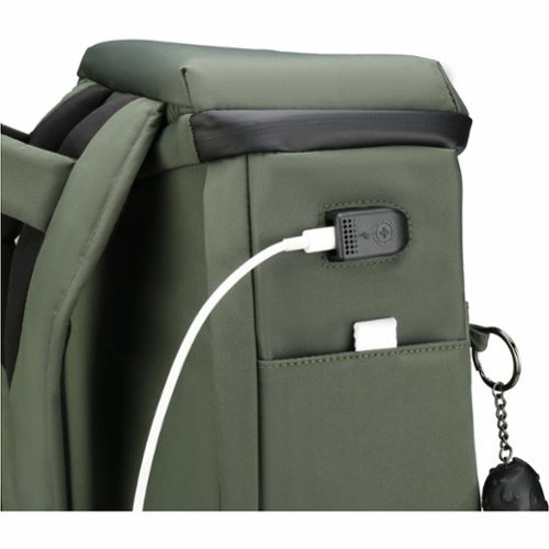 Swissdigital Design SEON L+ TSA-Friendly Backpack With USB Charging Port RFID Protection and Fits Up to 16″ Laptop - Dark Green WHERE TO BUY