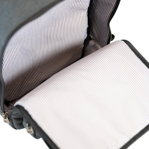 PKG Robson 12L Recycled Crossbody Bag for 14 Laptop - Dark Grey/Tan BUY IN DUBAI