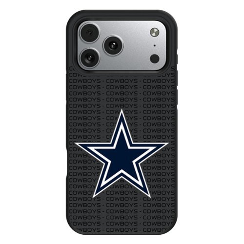 Keyscaper - NFL - Dallas Cowboys iPhone Text Backdrop Design Bump Case - 16 Pro Max - Multicolor-Front_Standard 