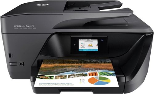 HP - OfficeJet Pro 6978 Wireless All-In-One Instant Ink Ready Printer - Black-Front_Standard 