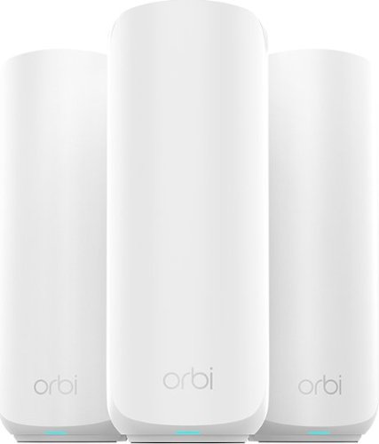 NETGEAR - Orbi 370 Series BE5000 Dual-Band Mesh Wi-Fi 7 System (3-pack) - White