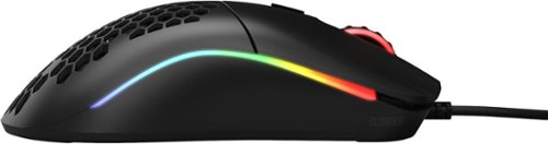 Glorious Model O Lightweight Wired Optical Gaming Mouse with Customizable RGB - Wired - Black GLOBAL SHIPPING