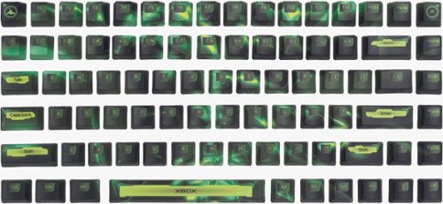 Higround - Artisan PBT Keycaps for Compact 75% Mechanical Keyboards - Xbox UI