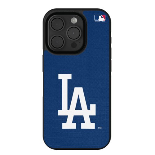 Keyscaper - MLB - Los Angeles Dodgers iPhone Solid Design Bump Case - 16 Pro Max - Multicolor-Front_Standard 