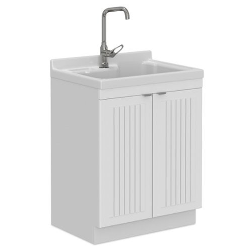 Murphy All-In-One 28-inch Laundry Utility Sink and Cabinet-Front_Standard 