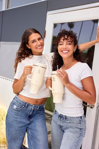 Takeya 40-oz. Straw Tumbler with Handle - Oatmilk WHERE TO BUY