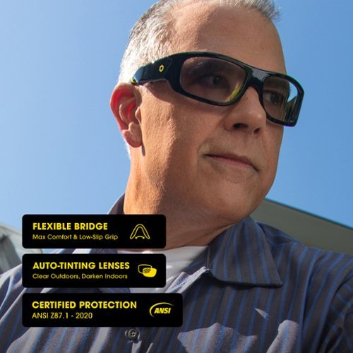 Lucyd Armor Smart Safety Eyewear Powered by Lucyd - Black SHOP ONLINE