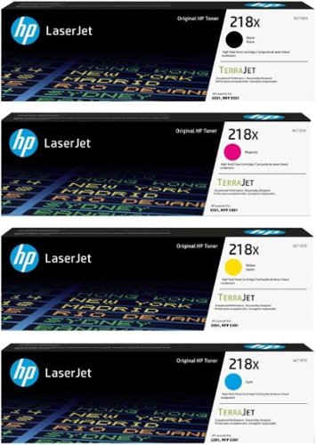 HP - 218X High-Yield Toner Cartridge - Black | Cyan | Magenta | Yellow-Front_Standard 