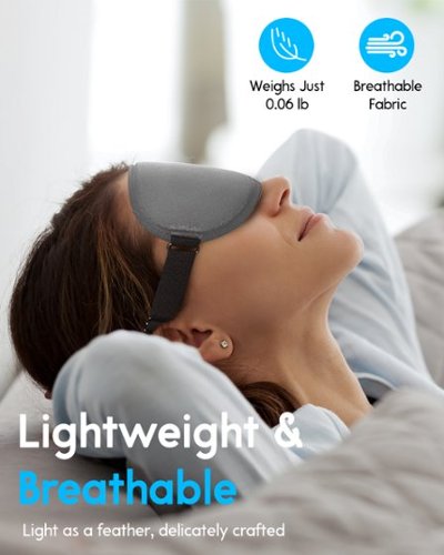 Arboleaf Sleep Mask, Contoured for Zero Pressure, Travel Bliss, 3D Eye Mask, Light-Blocking Design - Gray WHERE TO BUY
