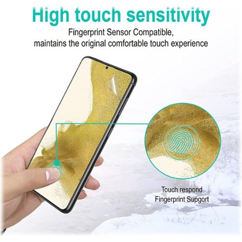 SaharaCase ZeroDamage Ultra Strong+ Tempered Glass Screen Protector for Samsung Galaxy S22 - Clear GLOBAL SHIPPING