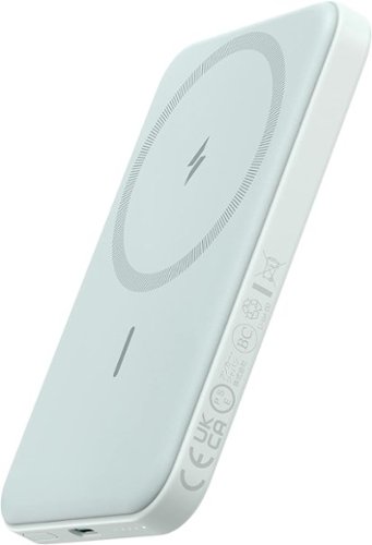 Anker - 5,000mAh Wireless Power Bank with USB-C Cable, Magsafe-Compatible Battery Pack for iPhone - Green-Front_Standard 