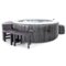 Intex - PureSpa Plus Greywood Inflatable Hot Tub Jet Spa w/ Accessories Benches - Gray-Front_Standard