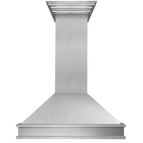 ZLINE - 36 inches - Externally Vented & Convertible - Wall Range Hood - Silver-Front_Standard 