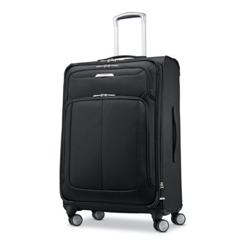 Samsonite - SoLyte DLX 25" Spinning Suitcase - Midnight Black-Front_Standard 