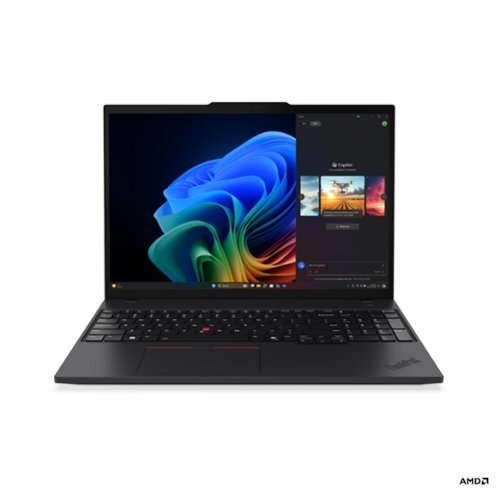 Lenovo - ThinkPad T16 G4 16" Copilot+ PC - Latest Model - AMD Ryzen AI 7 350 with 16GB Memory - 512GB SSD - Black