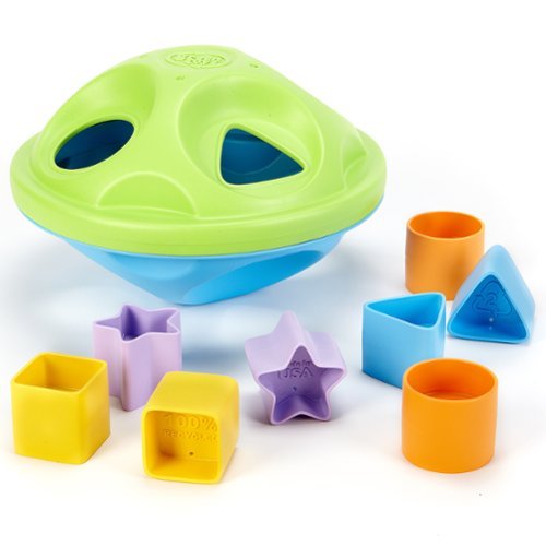 Green Toys - Green Toys: My First Shape Sorter, Educational Toy, 8 Pieces, 6mo+