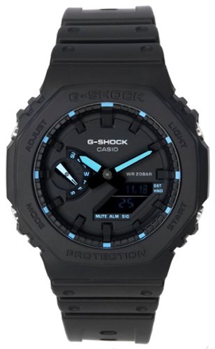 Casio G Shock Neon Accent Analog Digital Quartz GA 2100 1A2 GA2100