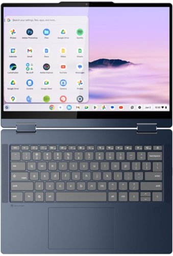 Lenovo Chromebook Plus 2-in-1 14 Full HD Touchscreen Laptop - Intel Core 3 Processor N355 - 8GB Memory - 128GB UFS - Cosmic Blue BUY IN MIDDLE EAST